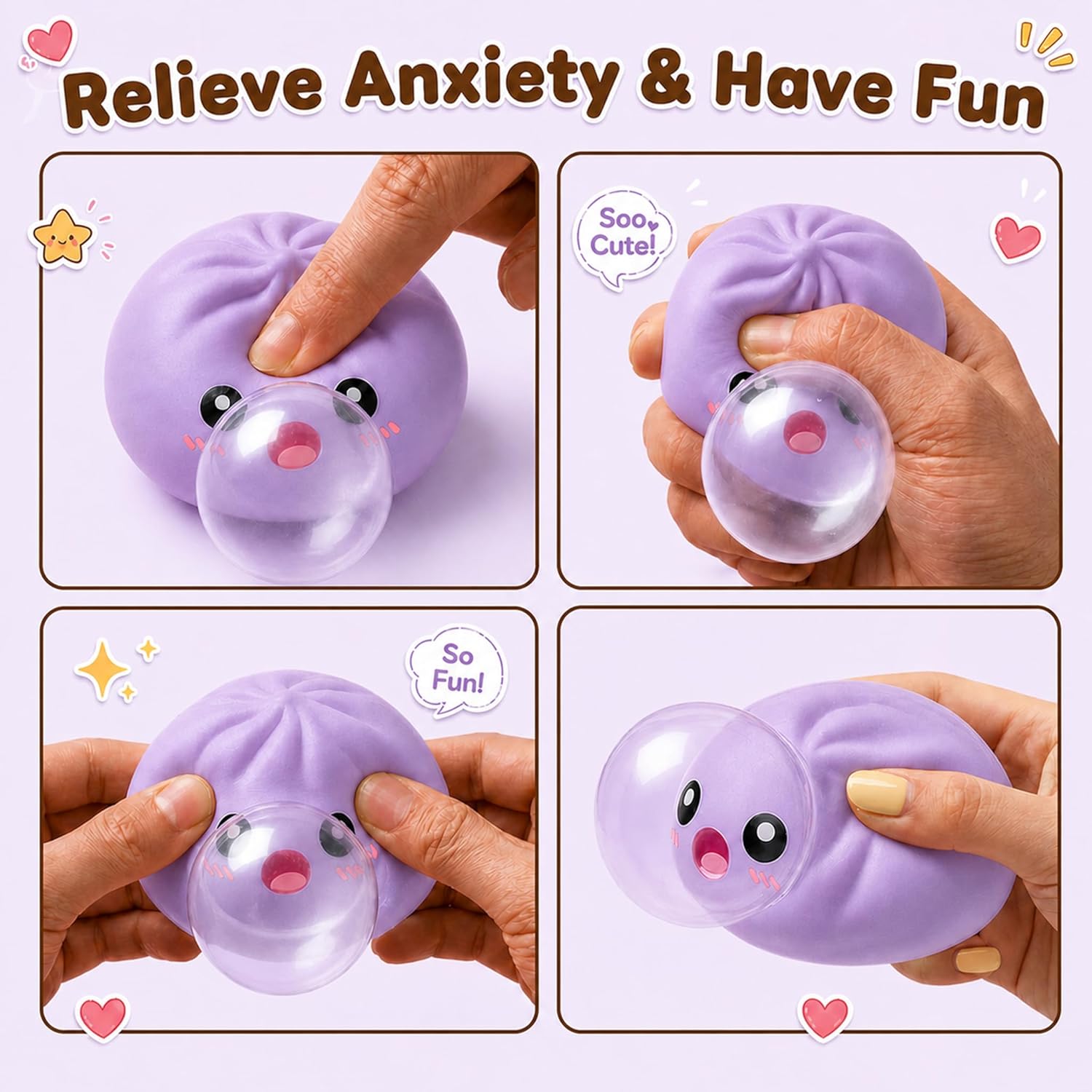Dumpling Squishy, Mystery Squi – обзор и цена Food & Snacks Coloring
