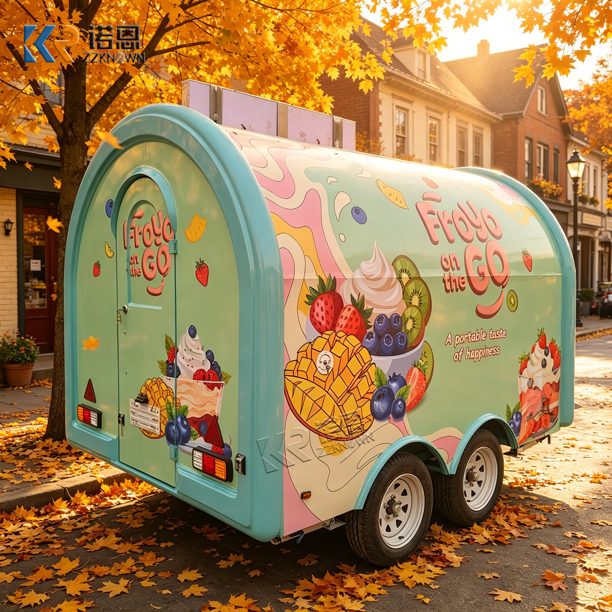 Custom Food Trailer Mobile Kit – обзор и цена Food Truck With Snacks
