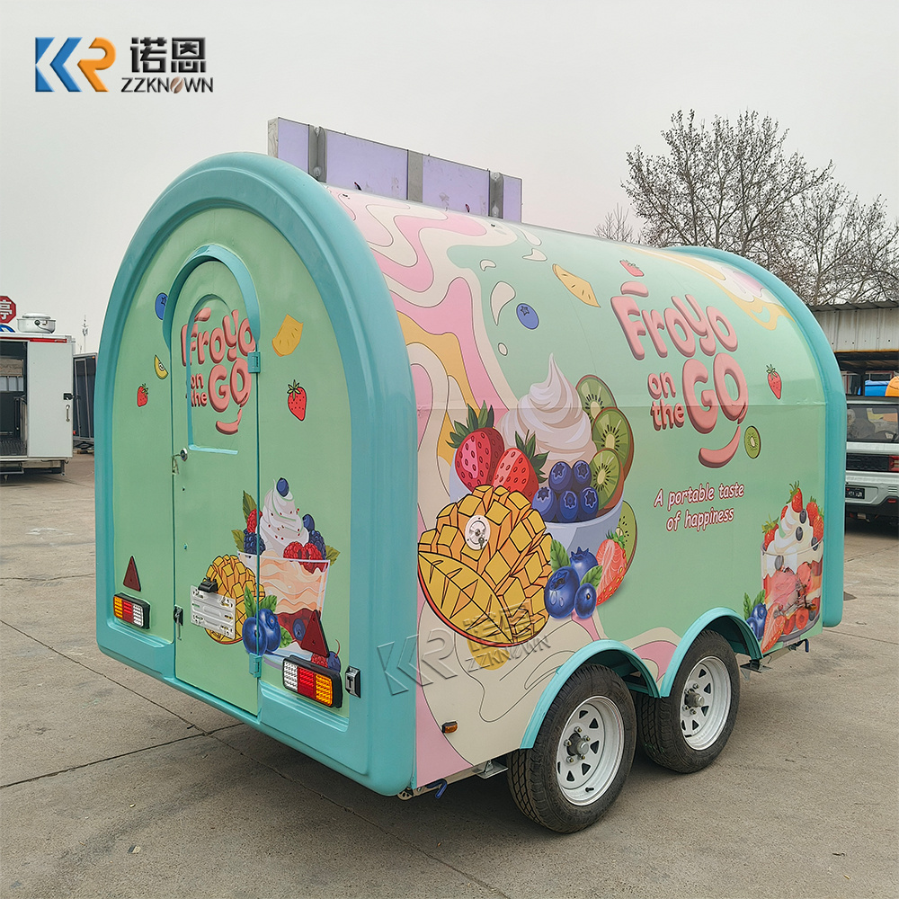 Custom Food Trailer Mobile Kit – обзор и цена Food Truck With Snacks