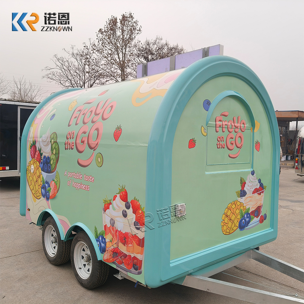 Custom Food Trailer Mobile Kit – обзор и цена Food Truck With Snacks