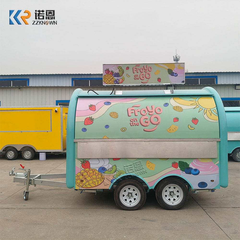 Custom Food Trailer Mobile Kit – обзор и цена Food Truck With Snacks