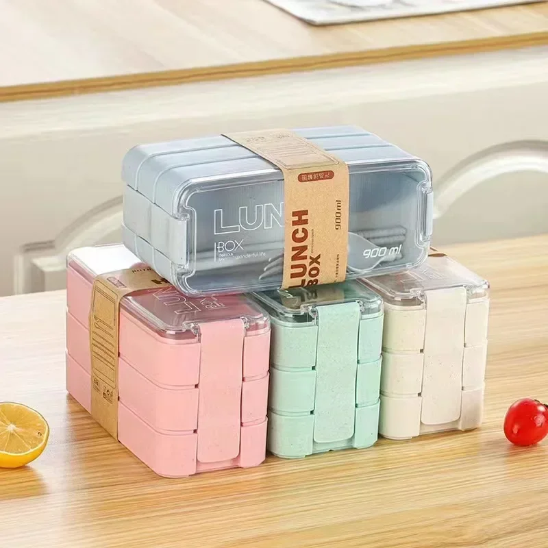 3 in 1 Wheat Straw Bento Box R – обзор и цена Food Or Snacks