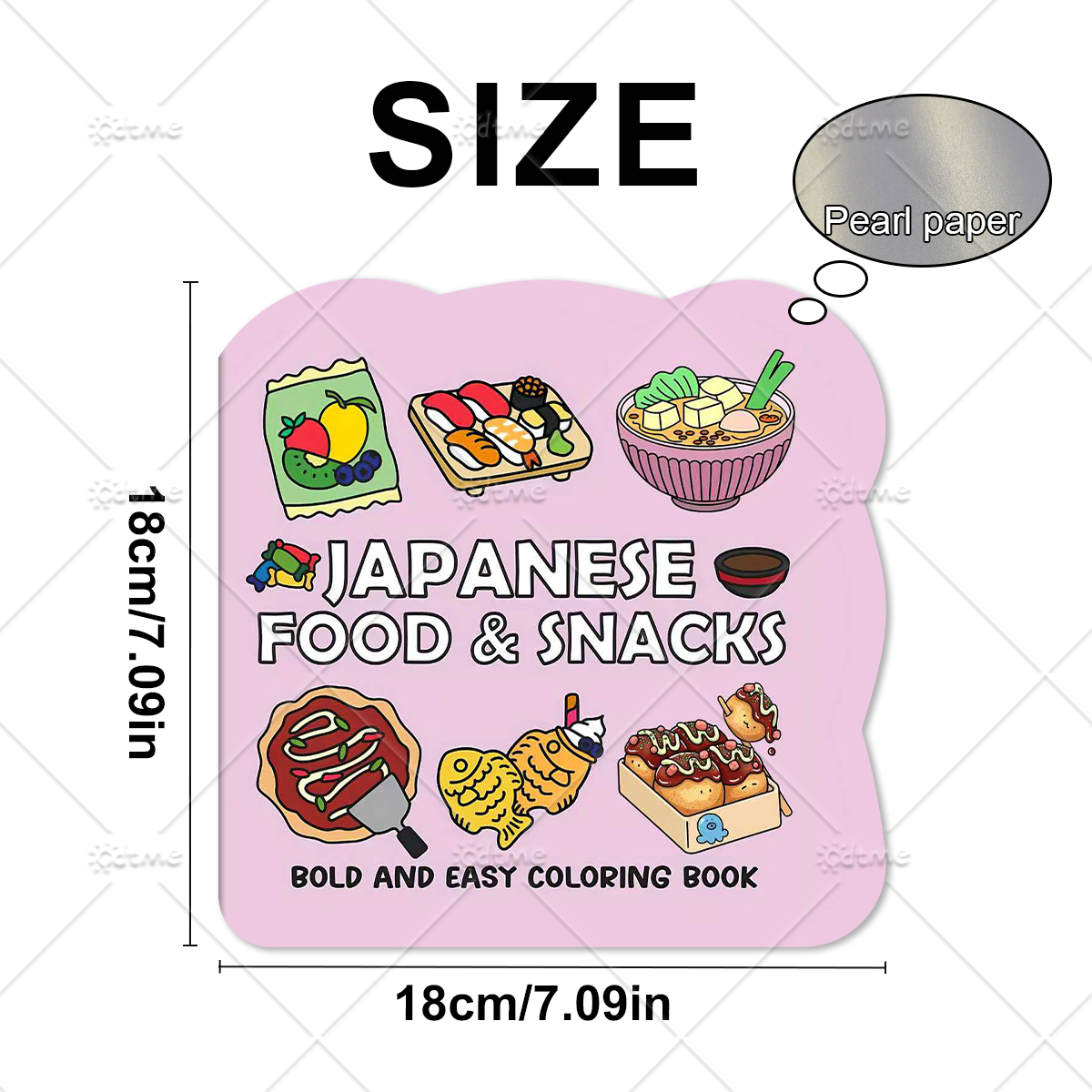 JAPANESE FOOD & SNACKS Irregul – обзор и цена Food Y Snacks Coloring Book