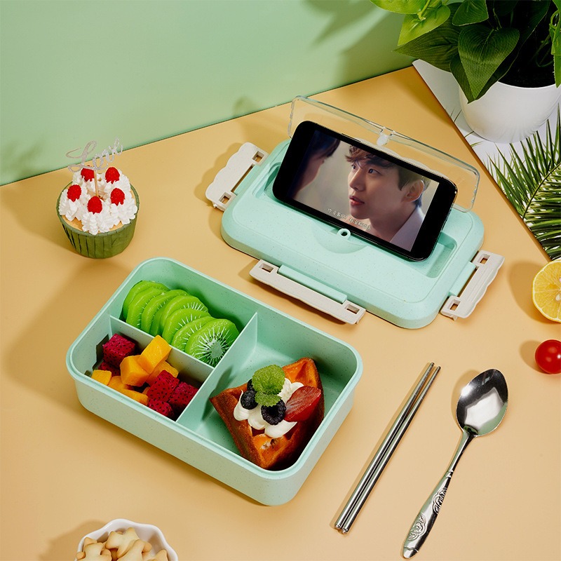 3 Grid Heated Bento Lunch Box  – обзор и цена Food Or Snacks